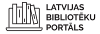 Melnbalts logotips Latvijas bibliotēku portāls