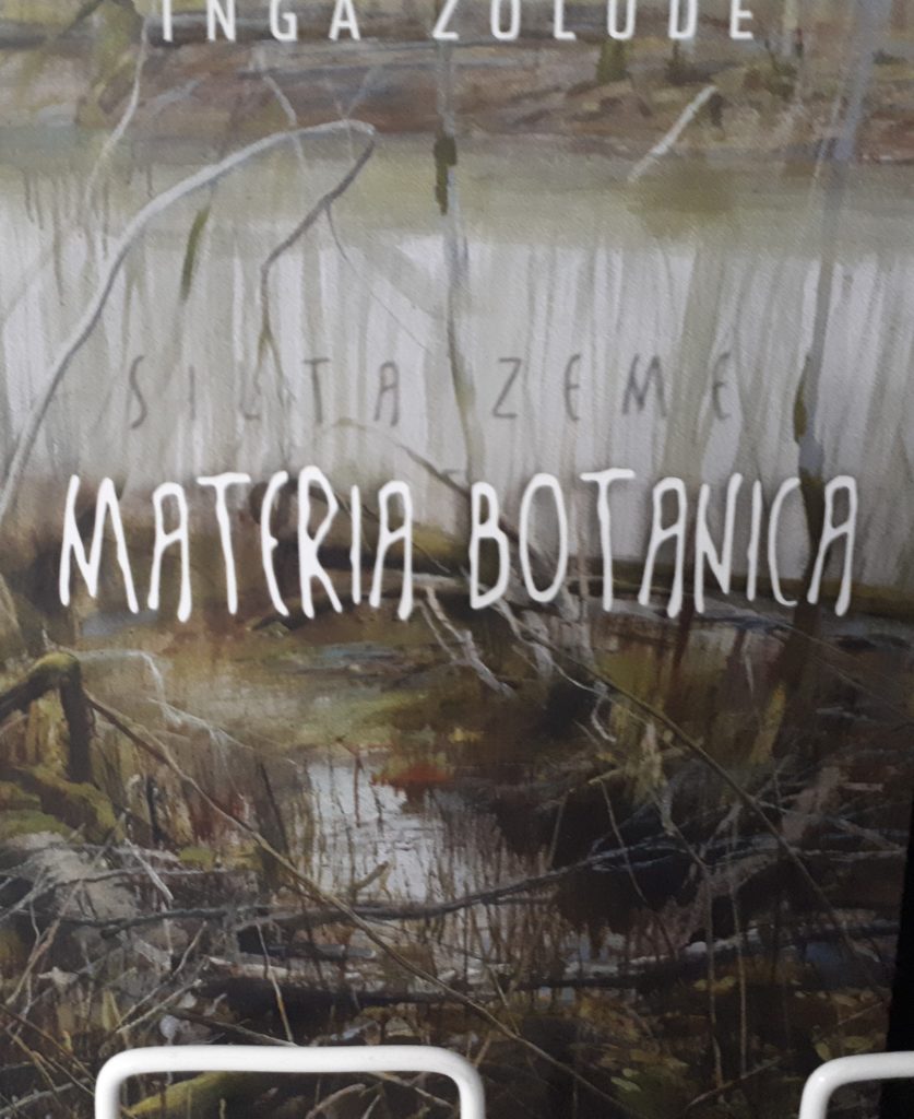 Grāmatas I.Žolude "Materia botanica" vāki. Zīmējums purvaina vieta