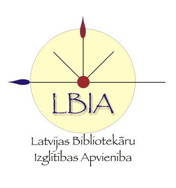 Logotips LBIA - Latvijas bibliotekāru Izglītības apvienība