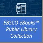 Zilais logotips EBSCO eBook Library Collectio
