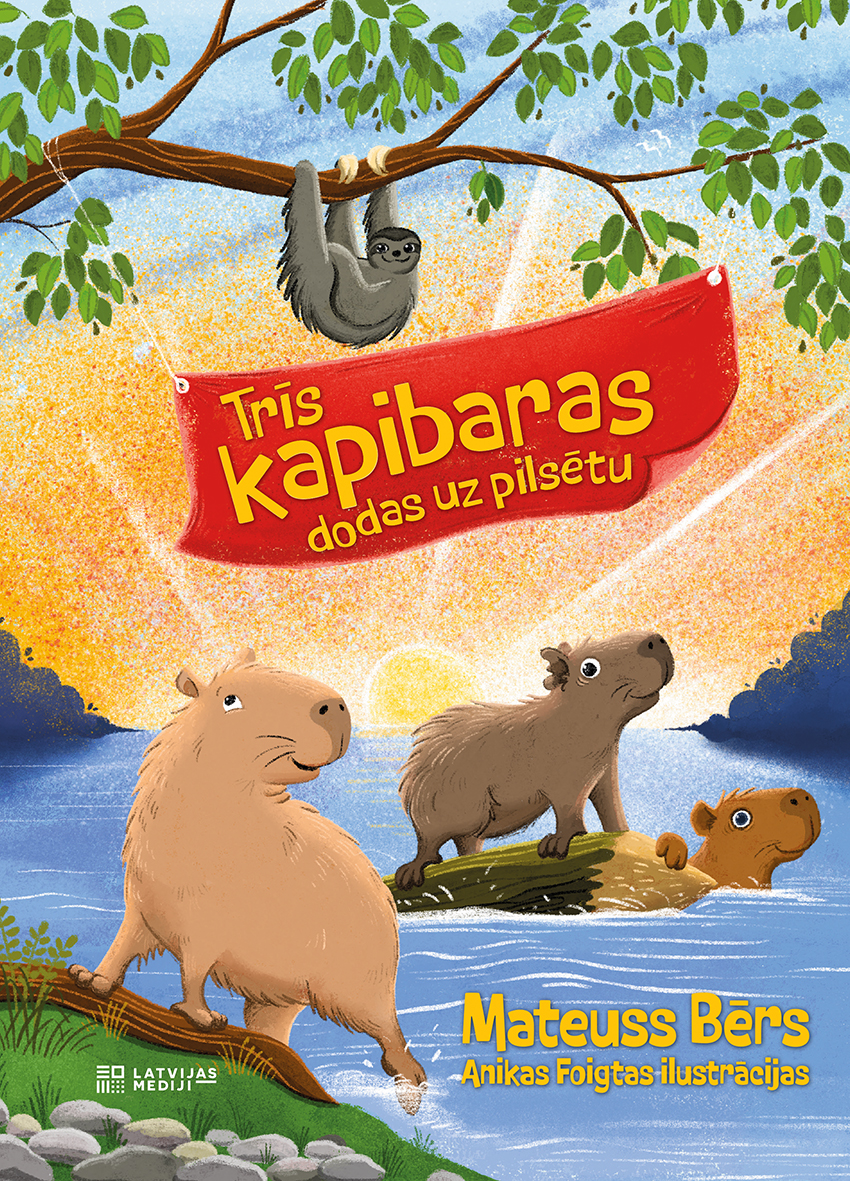 trīs kapibaras